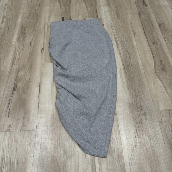 Women’s NWT Samantha Eng. asymmetrical Gray Skirt Ruched Size Small‎ S - Picture 5 of 8